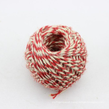 Double color jute twine ball